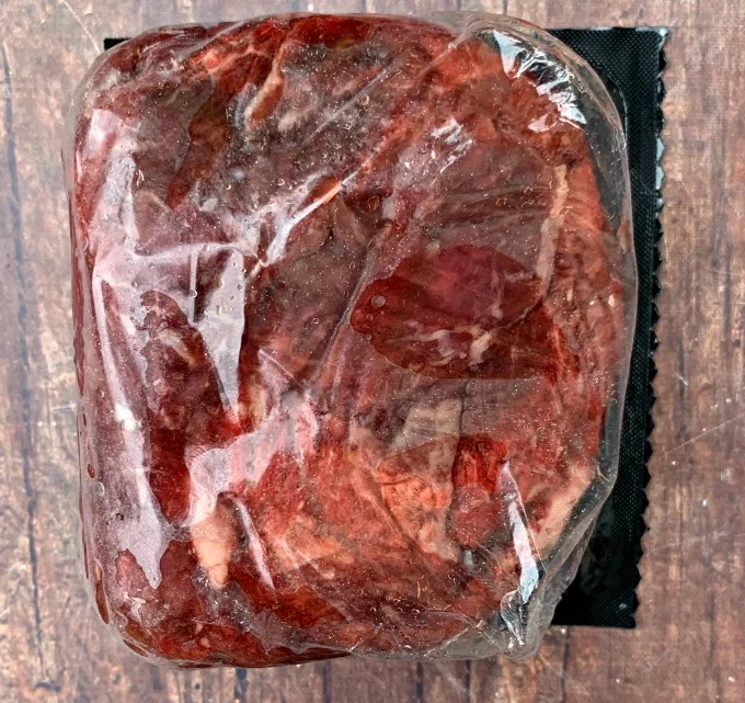 butcher box sirloin steak tips in packaging