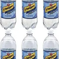 Schweppes Club Soda, 33.8 Oz Bottle (Pack of 6, Total of 202.8 Oz)