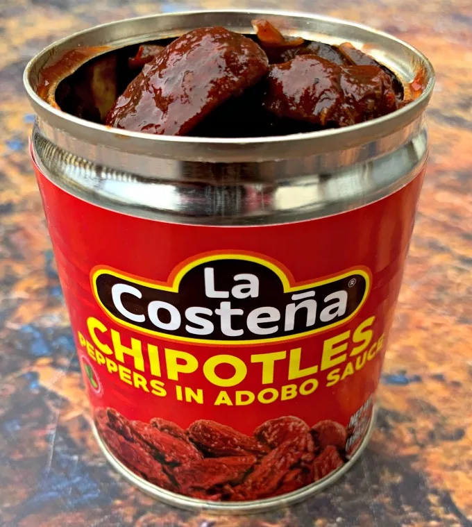 chipotles in adobo sauce in a can