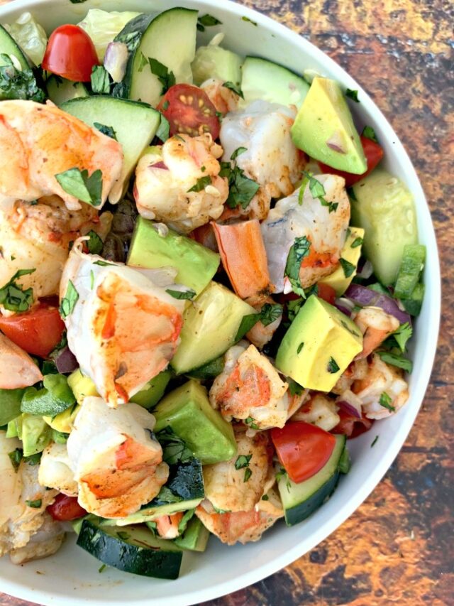 Cold Shrimp and Avocado Salad - Stay Snatched