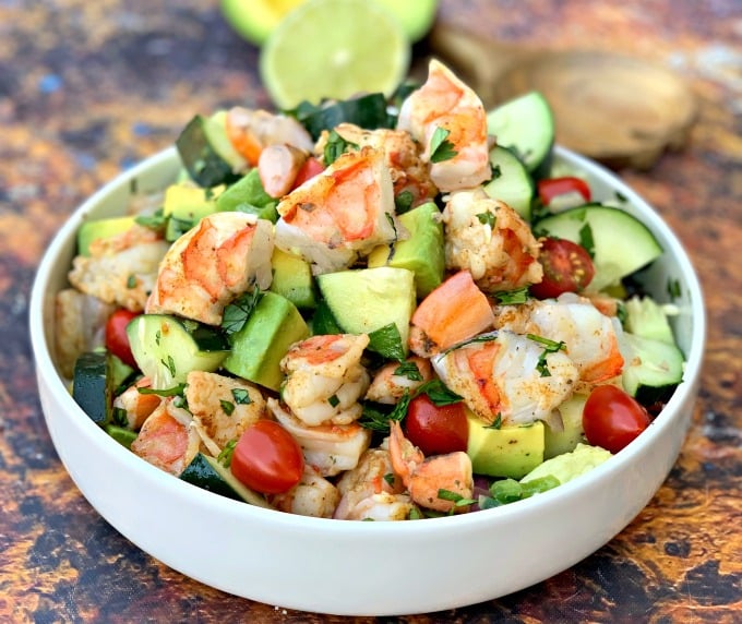 Cold Shrimp and Avocado Salad {VIDEO}