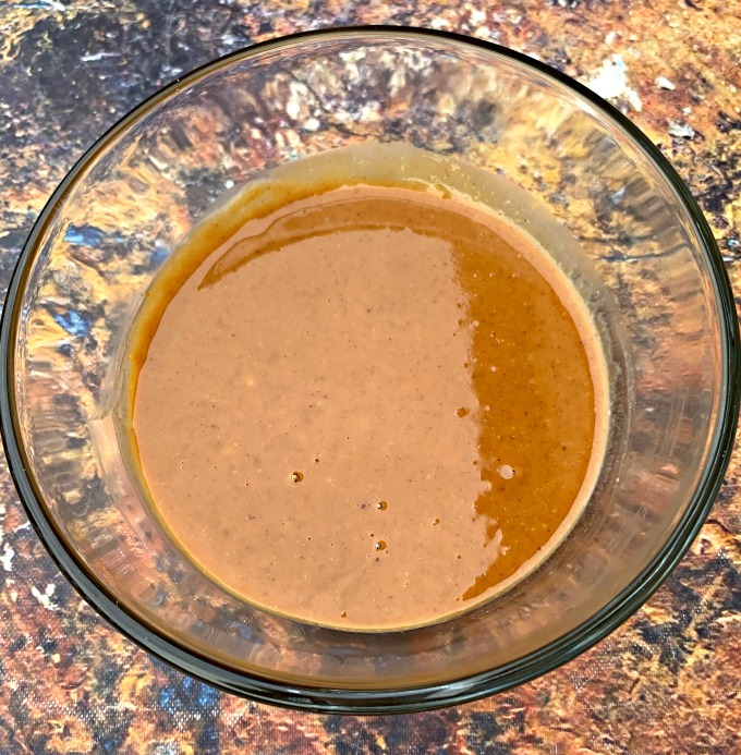 peanut butter dressing for thai chicken salad