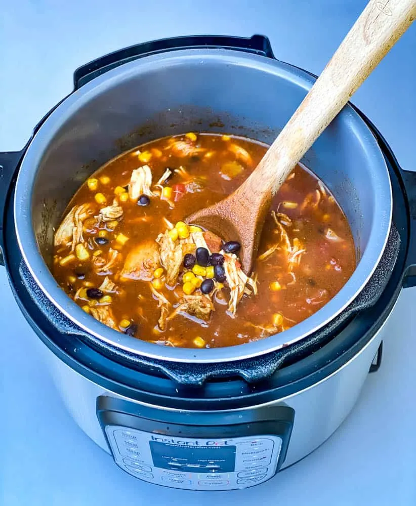 Chicken Tortilla soup in Instant Pot