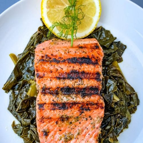 Cast Iron Skillet Salmon - Eats by April