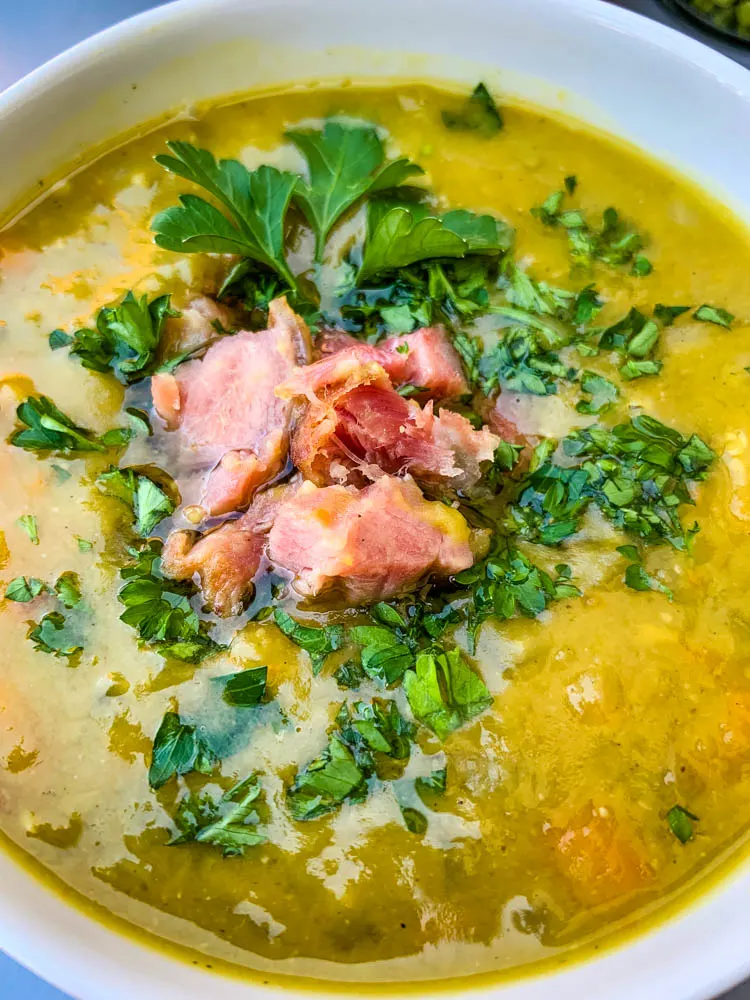 Split Pea Soup in Instant Pot – Healthy Gourmet Kitchen