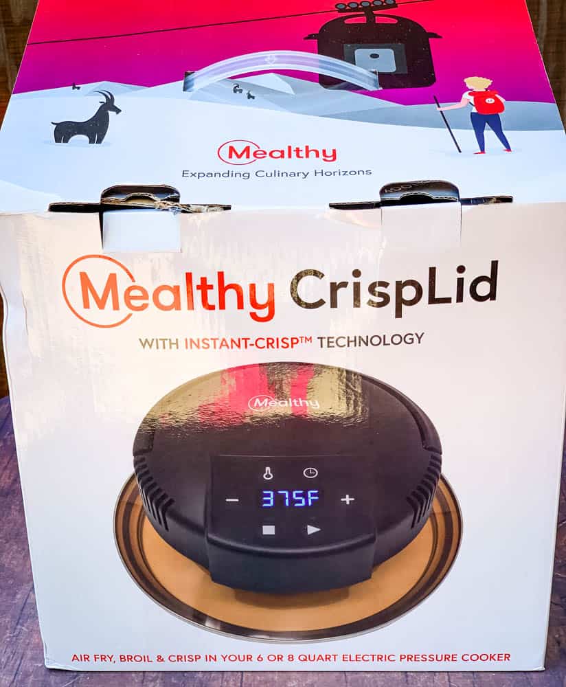 Mealthy air fryer Crisp lid in box