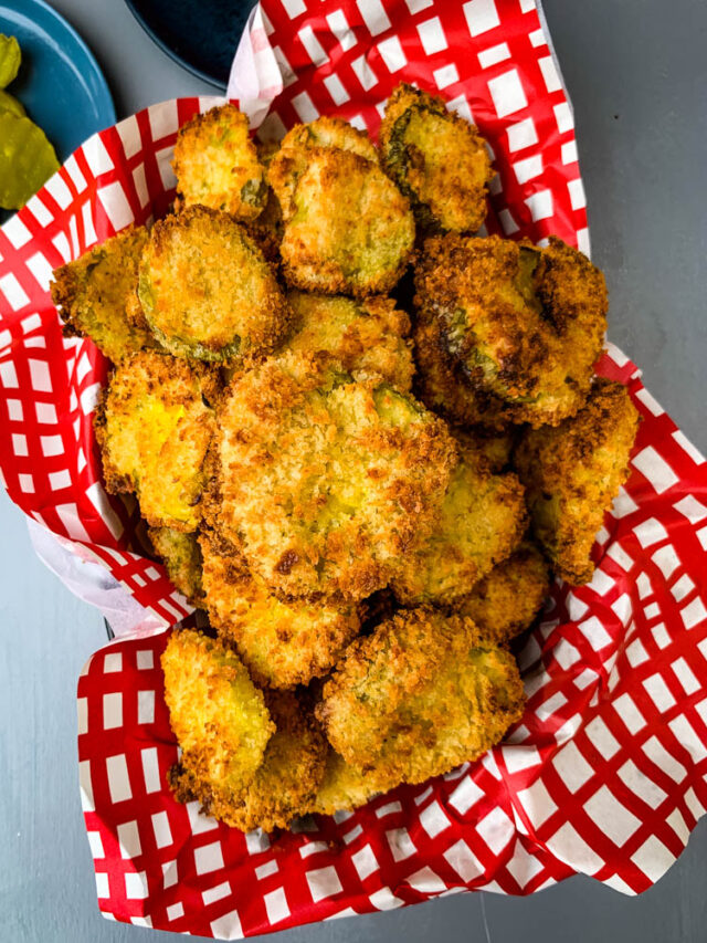 Quick  Crunchy Fried Pickles in The Air Fryer!