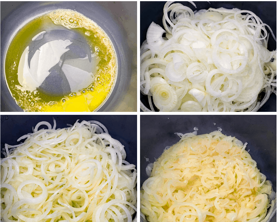 caramelized onions in an Instant Pot