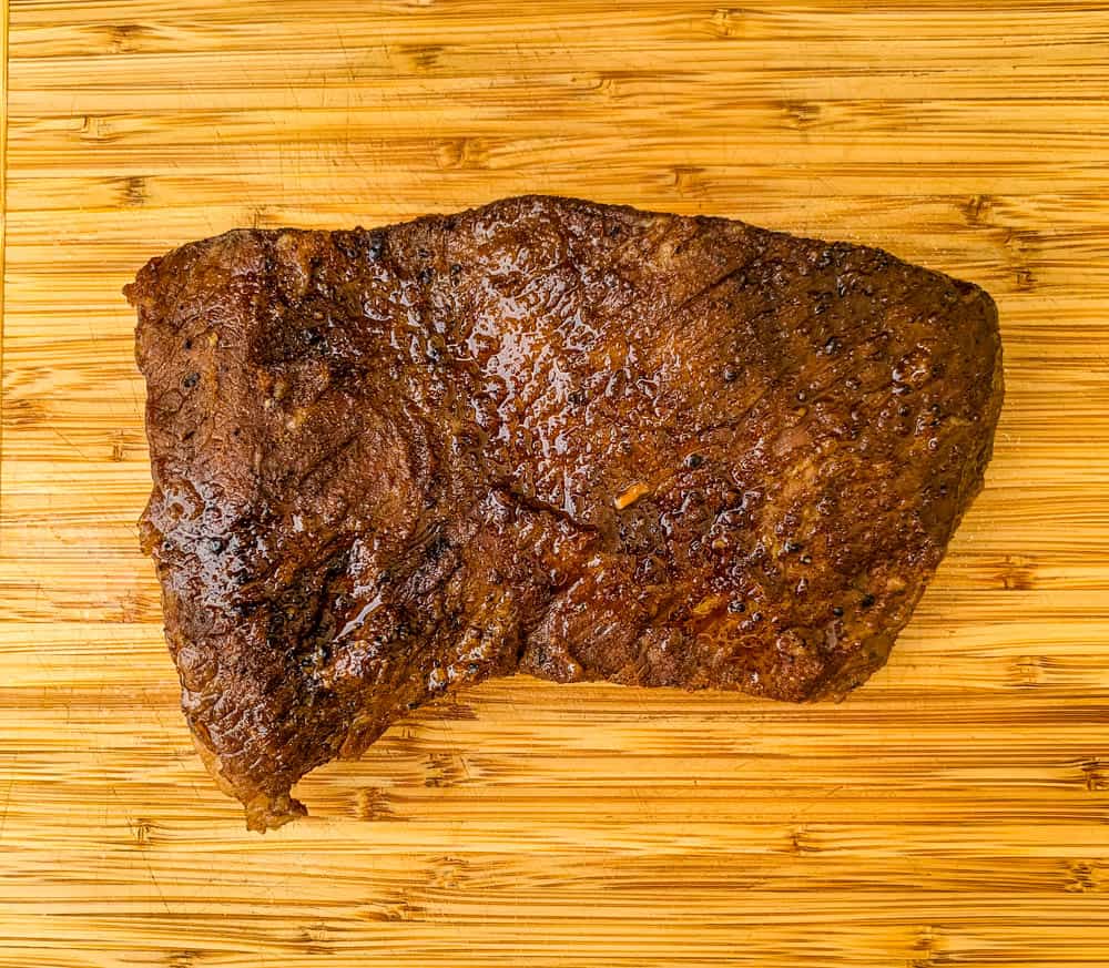 Instant Pot Brisket on a cutting board