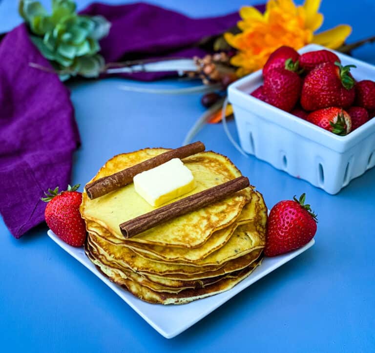 Keto LowCarb Cream Cheese Pancakes