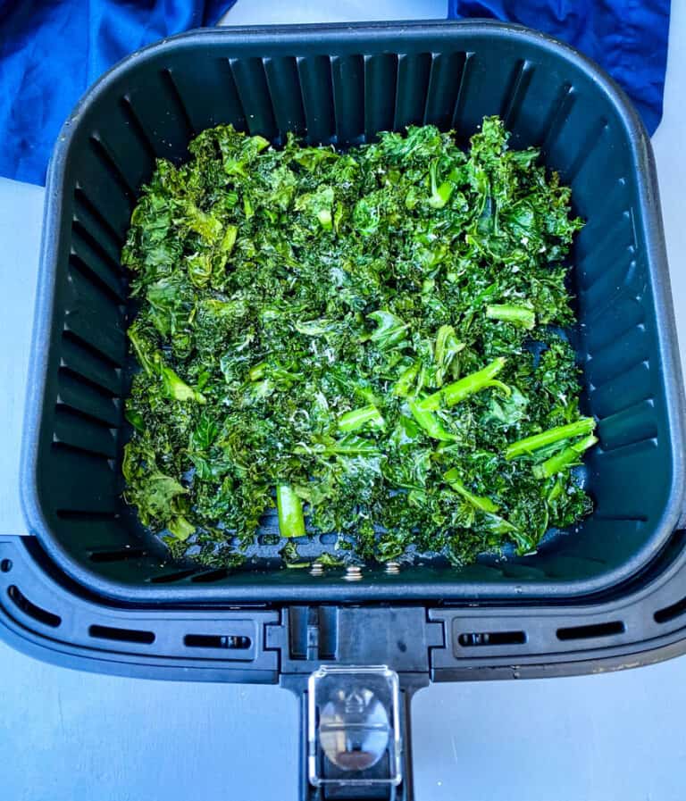 Easy Air Fryer Kale Chips + VIDEO