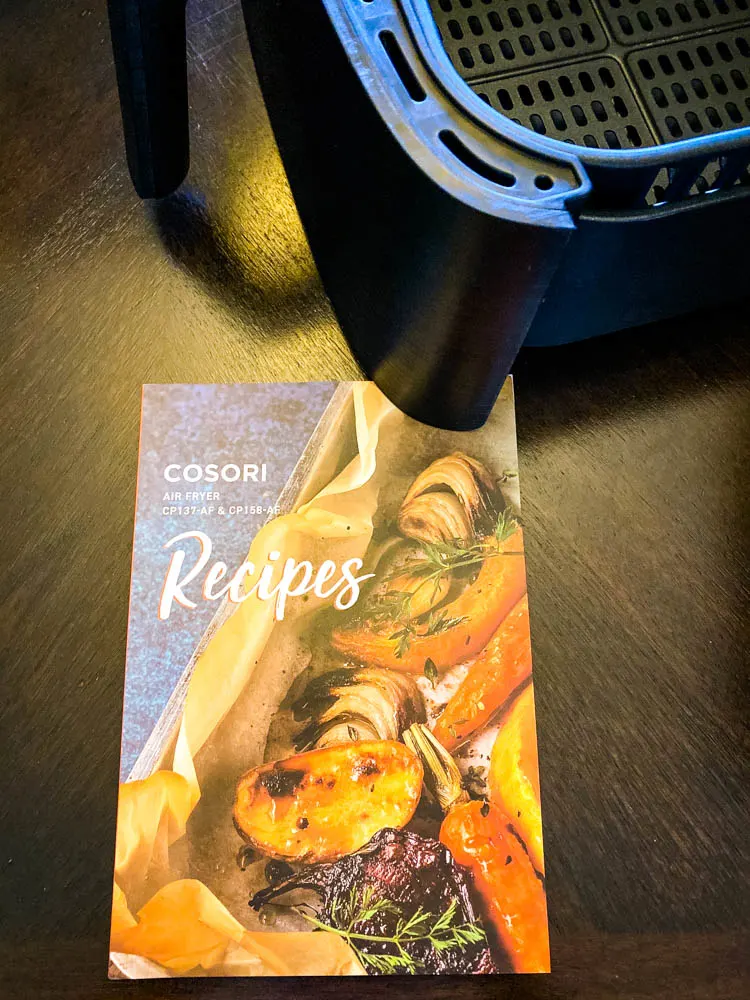 Cosori air fryer recipe book