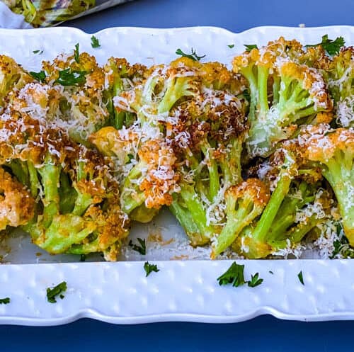 Air Fryer Parmesan Roasted CAULILINI® baby cauliflower