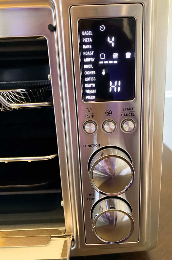 cosori air fryer toaster oven features