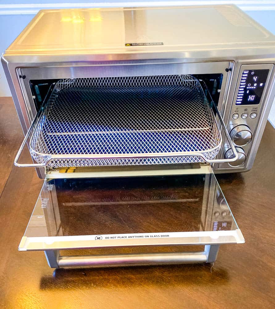 cosori air fryer toaster oven on a table