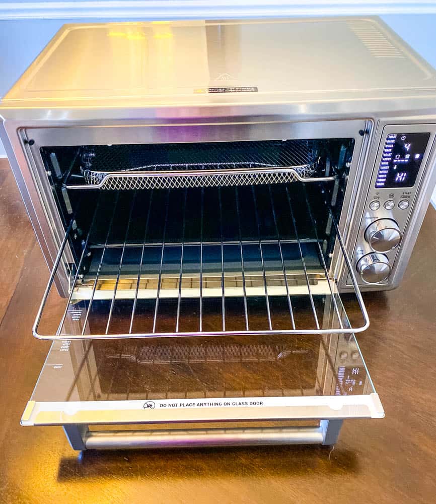 cosori air fryer toaster oven on a table