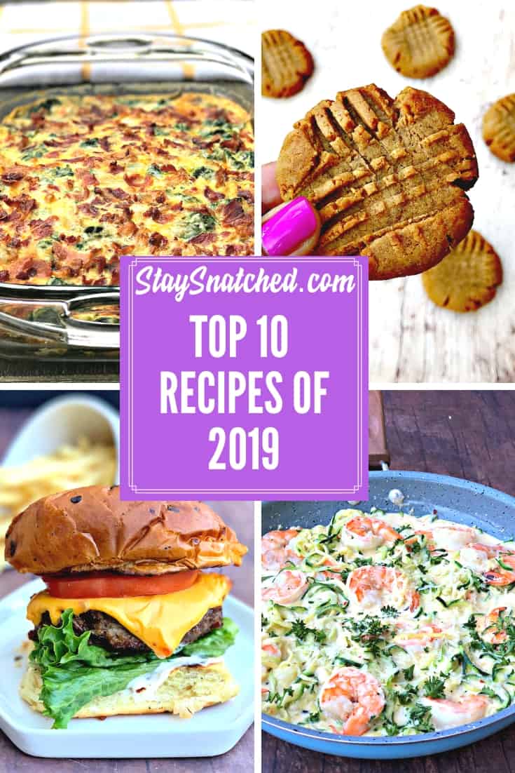 top 10 recipes on 2019 photo collage