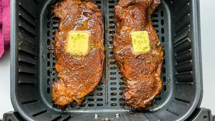 steaks in air fryer with butter