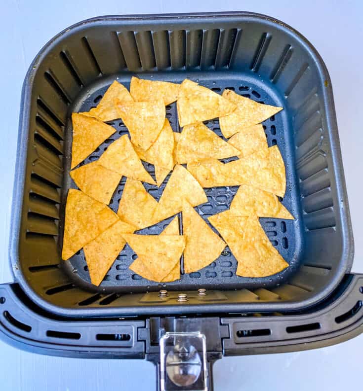 Easy Air Fryer Tortilla Chips + {VIDEO}
