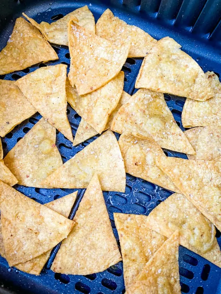 Easy Air Fryer Tortilla Chips + {VIDEO}