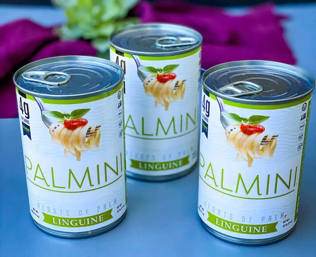Palmini linguine pasta in a can
