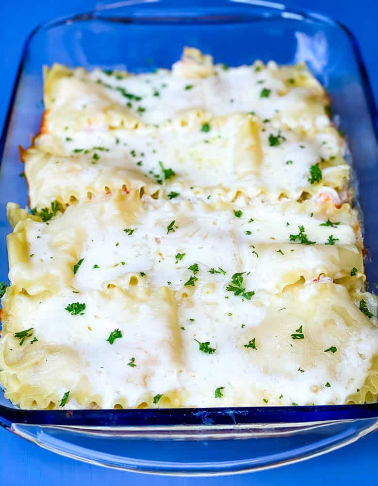 Creamy White Seafood Lasagna Video