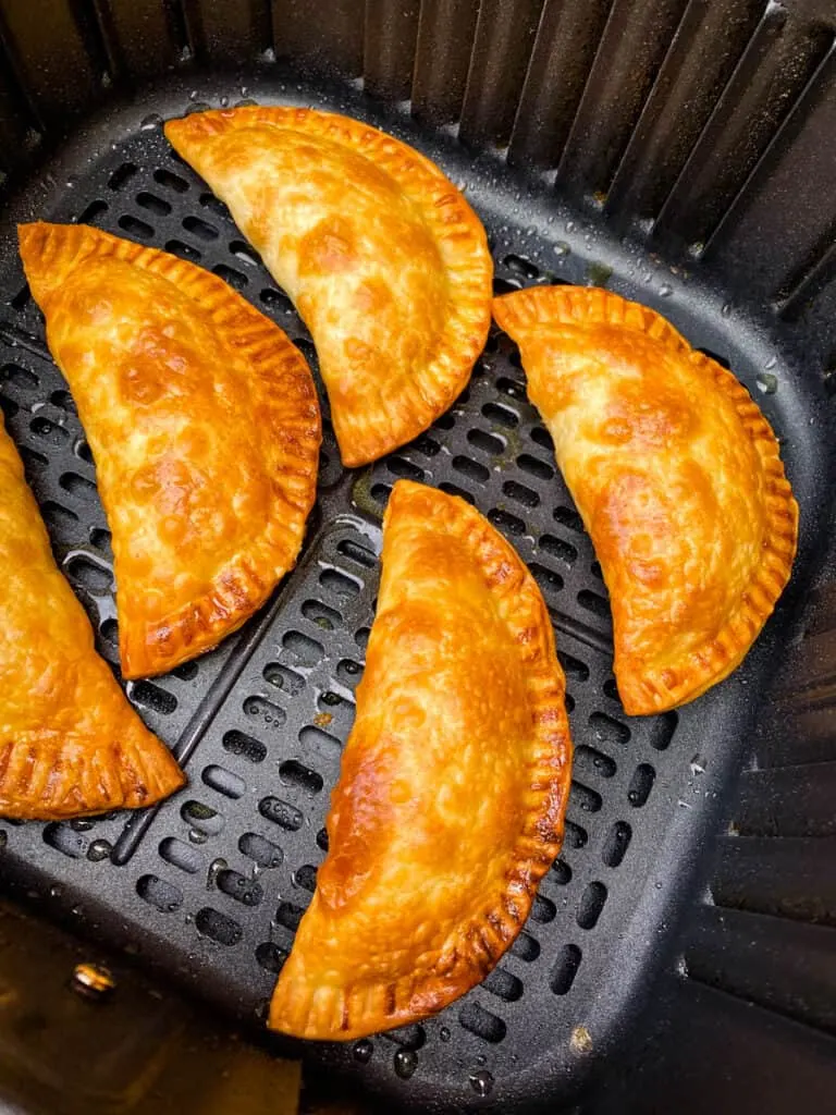 cooked empanadas in air fryer