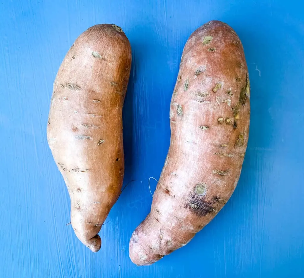 raw sweet potatoes