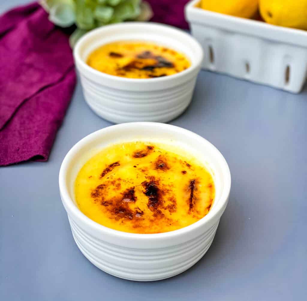 Easy Keto Low-Carb Crème Brûlée + {VIDEO}