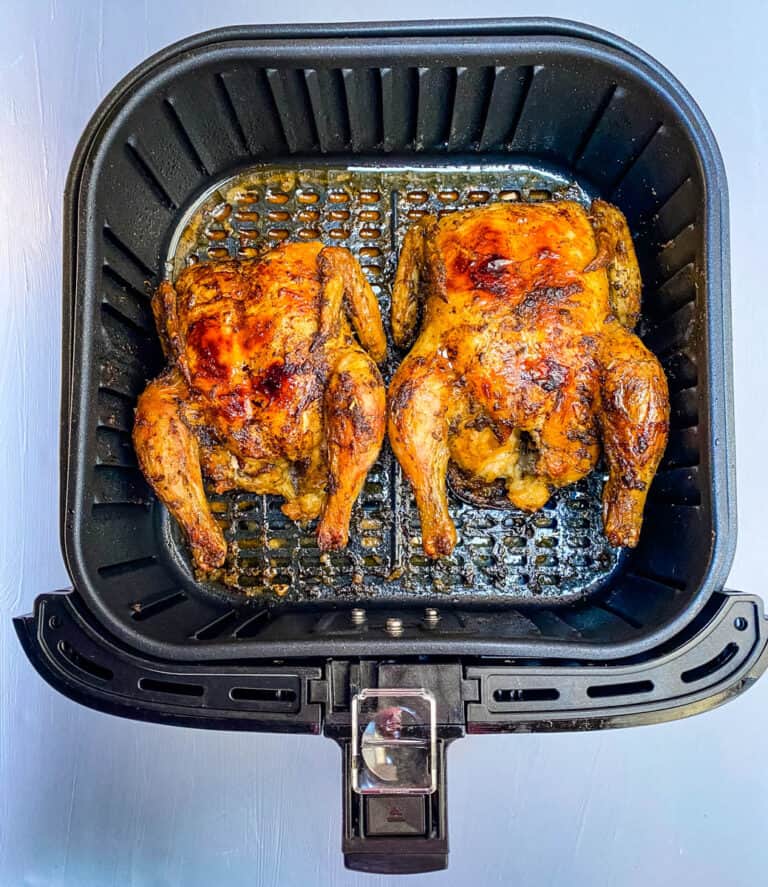 Air Fryer Juicy Cornish Hens + {VIDEO}