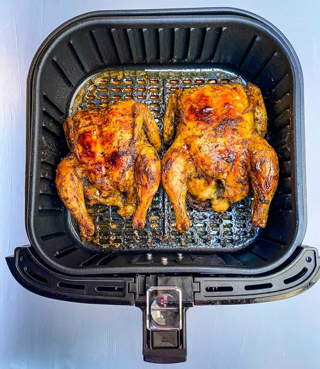 Air fryer juicy cornish hens video 