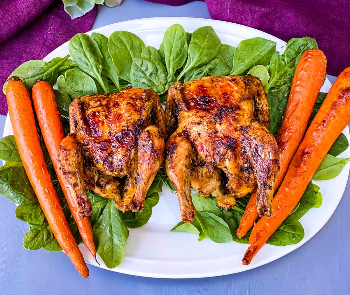 Air Fryer Juicy Cornish Hens + {VIDEO}