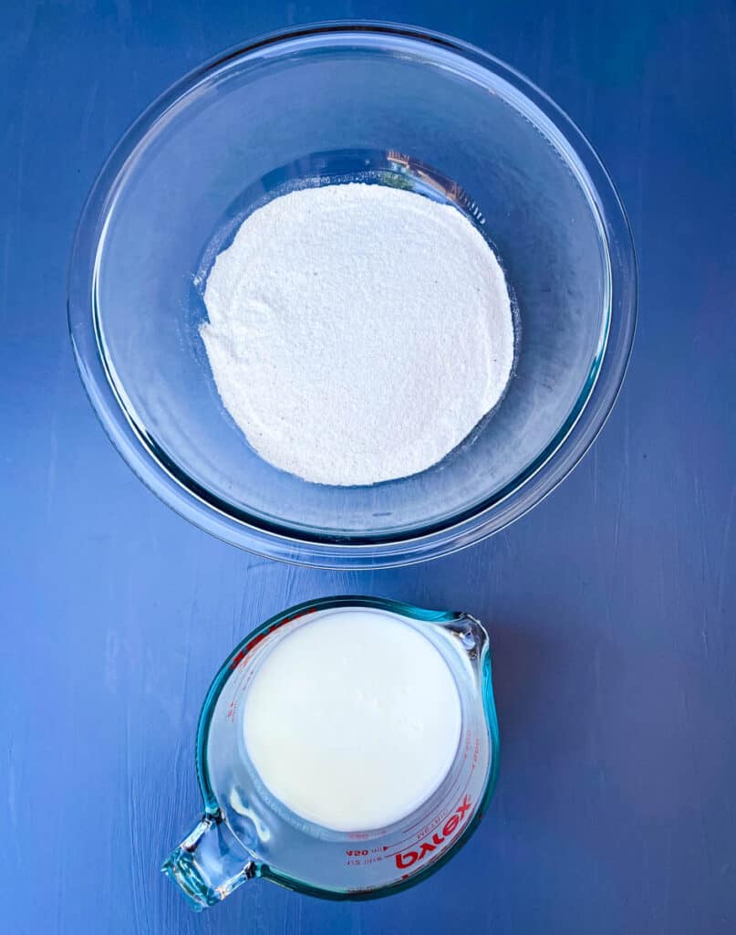 self rising cornmeal mix and buttermilk
