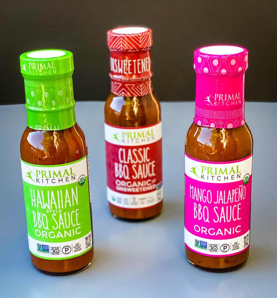Primal kitchen bbq sauces in bottles