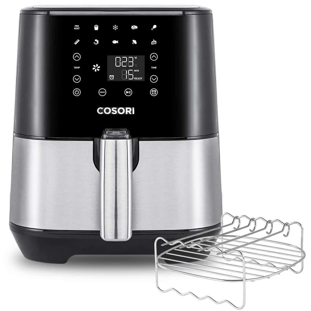 cosori air fryer on a flat surface