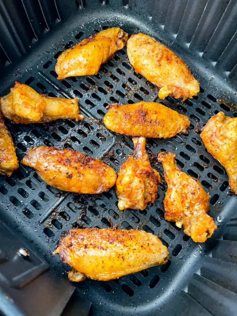 Air Fryer Frozen Chicken Wings (No Thaw) + {VIDEO}