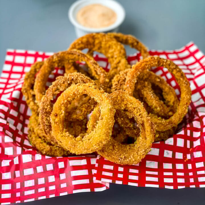 Keto LowCarb Onion Rings + {VIDEO}