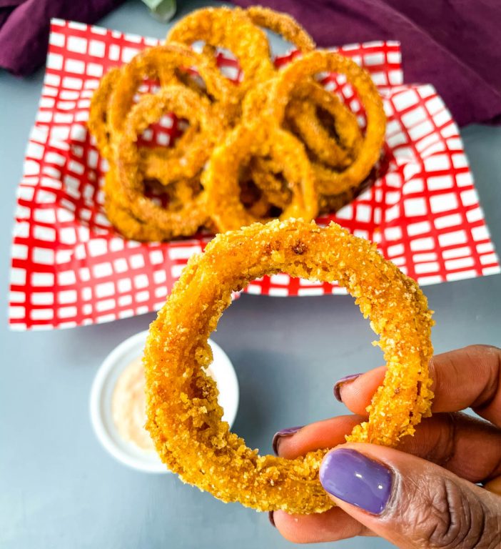 Keto LowCarb Onion Rings + {VIDEO}