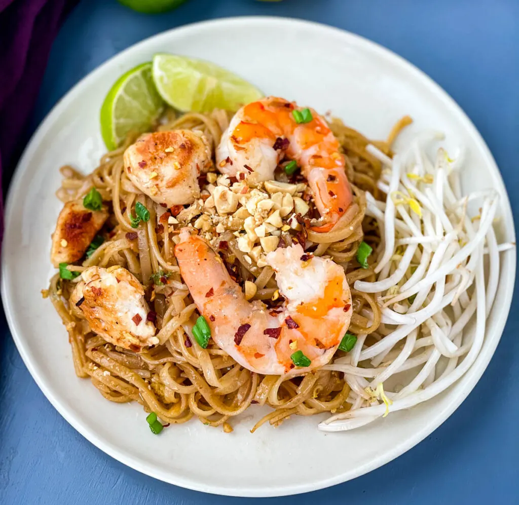 Healthy Pad Thai Chicken And Shrimp Video Healthy Pad Thai Chicken And Shrimp Video