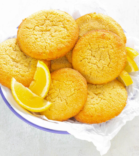 Soft Sugar Free Lemon Cookies VIDEO 