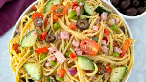 Spaghetti Pasta Salad - Real Life Dinner