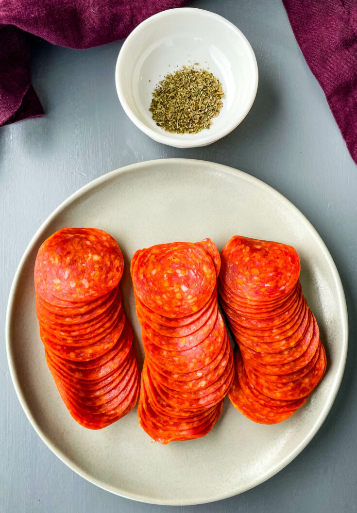 Crispy Pepperoni Chips