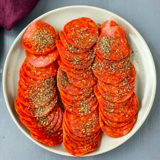 Crispy Pepperoni Chips