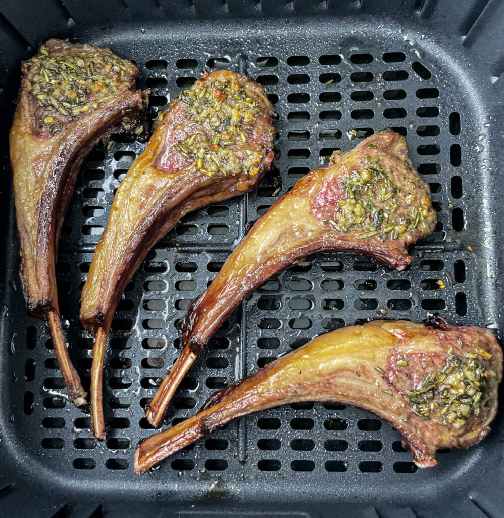 lamb chops in an air fryer