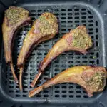 lamb chops in an air fryer