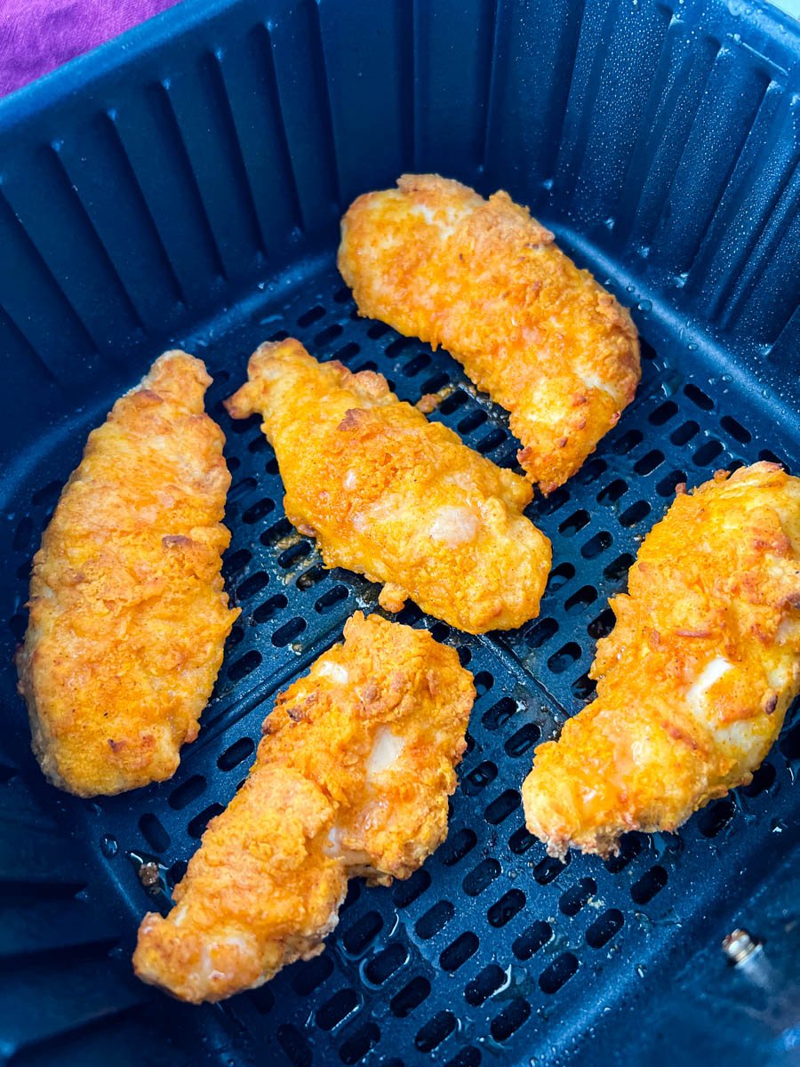 Air Fryer Breaded Chicken Tenders (Strips) + {VIDEO}