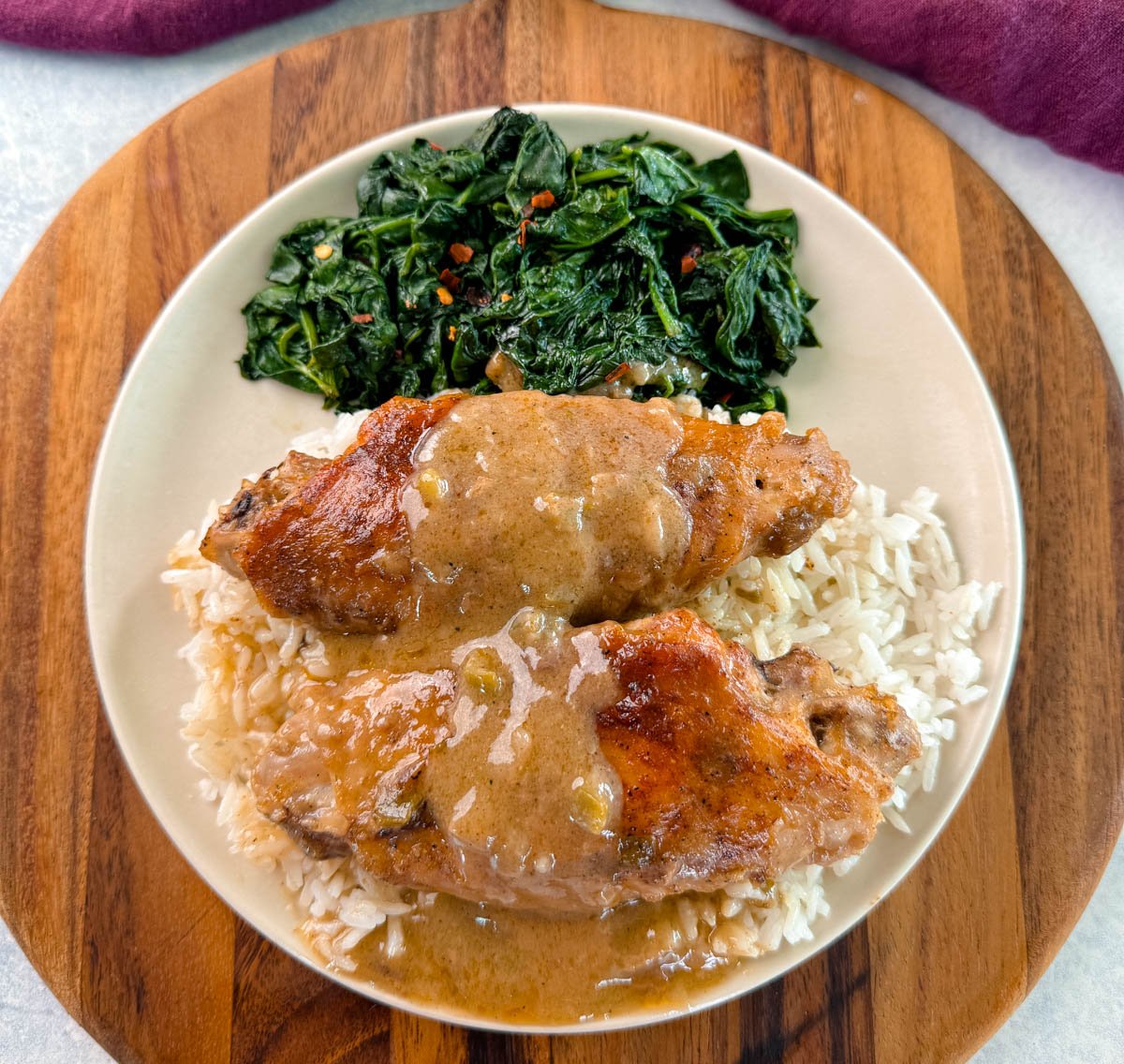 One Pan Smothered Turkey Wings