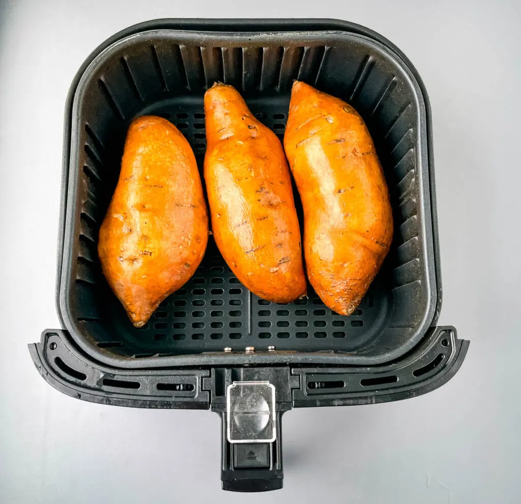 sweet potatoes in an air fryer