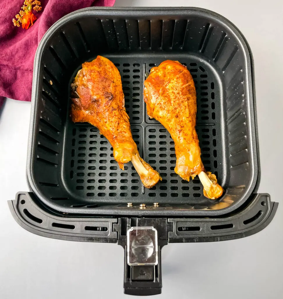 two slow cooker crockpot turkey legs