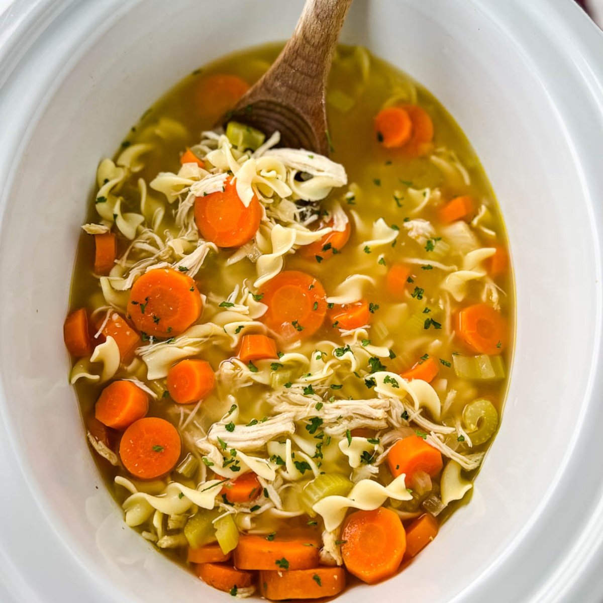 Homestyle Chicken Noodle Soup - Brown Eyed Baker